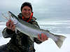 3/02/13- March Tawas Bay Ice Fishing