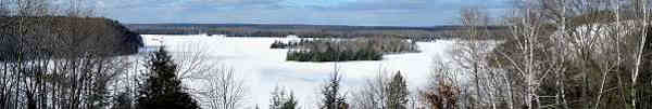 AuSable River Overlook- Click for Panorama